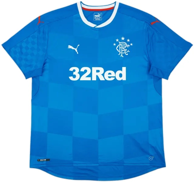 2016-18 Rangers Home Shirt - 10/10 - (XXL)