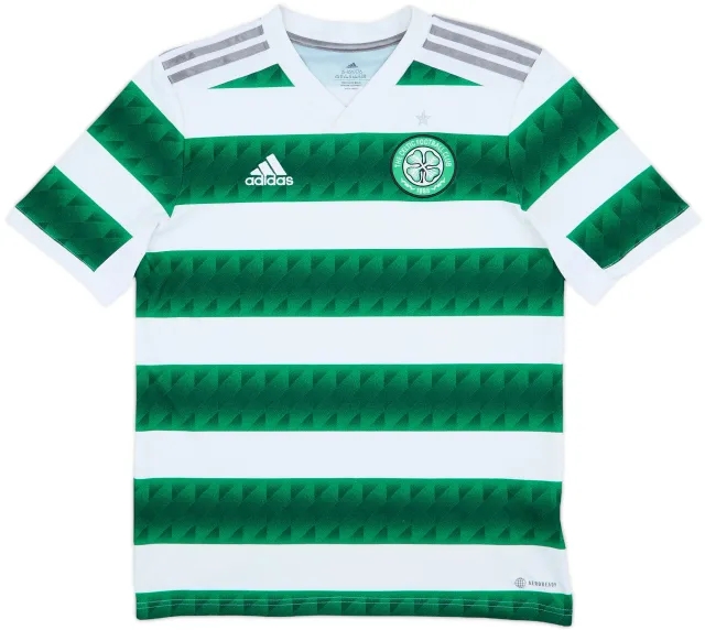 adidas Celtic Boys SS Home Shirt 2022/23