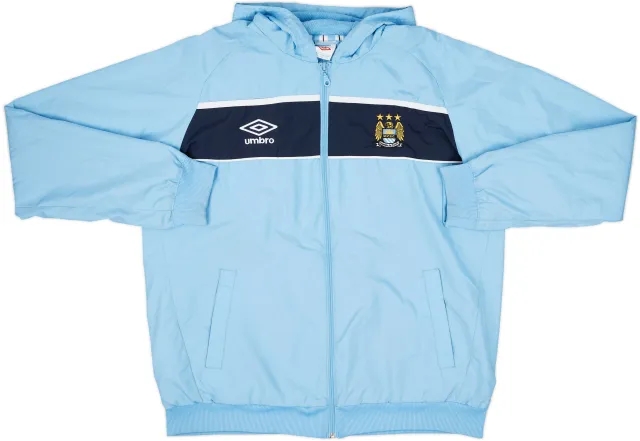 2012-13 Manchester City Hooded Umbro Track Jacket - 6/10 - (XL)