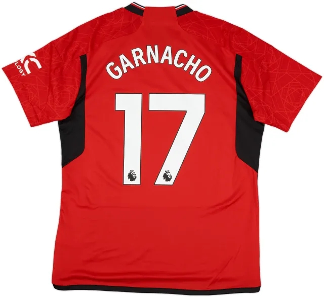 2023-24 Manchester United Home Shirt Garnacho #17 (L)