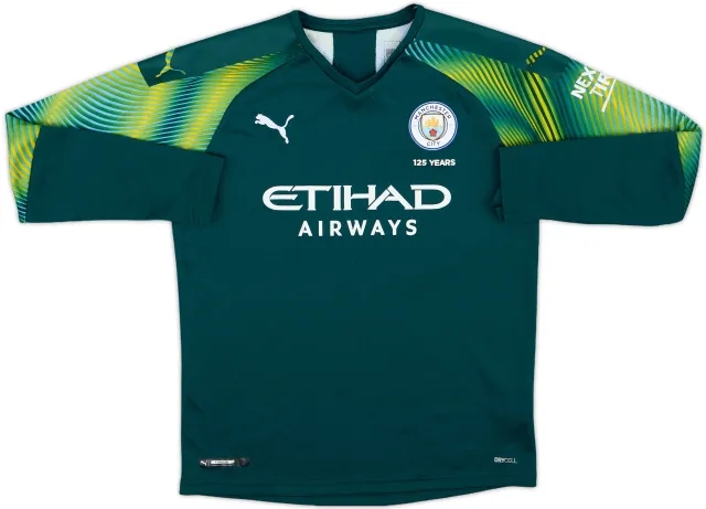 2019-20 Manchester City GK Shirt - 8/10 - (M.Boys)