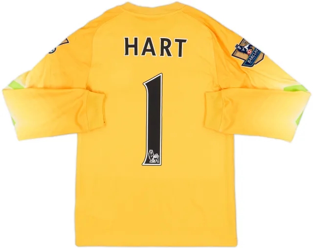 2014-15 Manchester City GK Shirt Hart #1 - 9/10 - (M.Boys)
