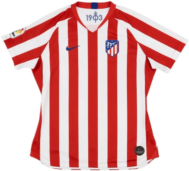 2019-20 Atletico Madrid Home Shirt - 9/10 - (Women's L)