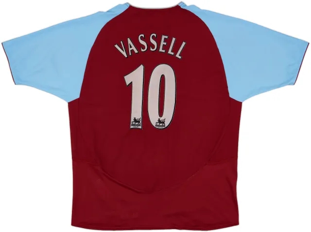 2003-04 Aston Villa Home Shirt Vassell #10 - 5/10 - (M)