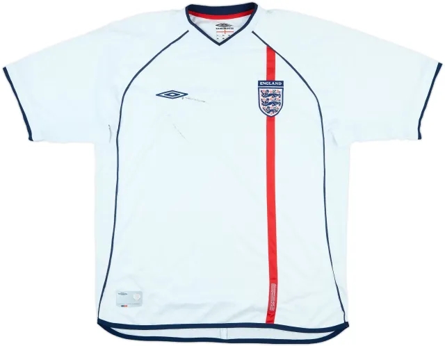 2001-03 England Home Shirt - 5/10 - (XL)