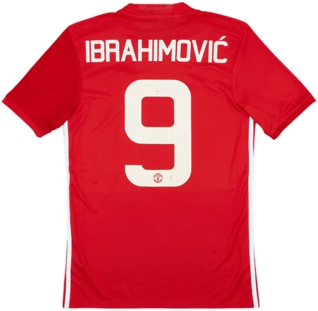 2016-17 Manchester United Home Shirt Ibrahimovic #9 - 6/10 - (XS)