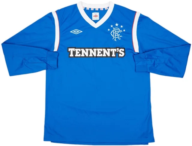 Umbro Rangers Mens LS Home Shirt 2011/12