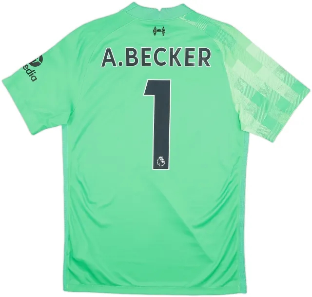 2021-22 Liverpool GK Shirt A.Becker #1 - 9/10 - (S)