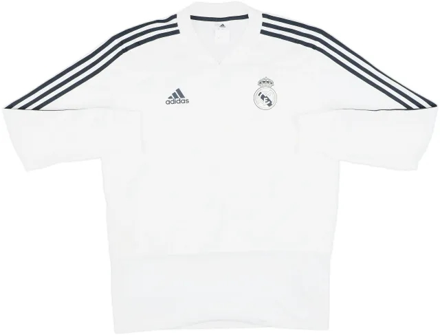 2018-19 Real Madrid adidas Drill Top - 8/10 - (L)