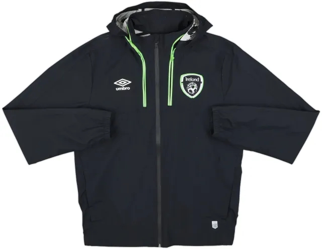 2016-17 Ireland Umbro Hooded Rain Jacket - 7/10 - (M)