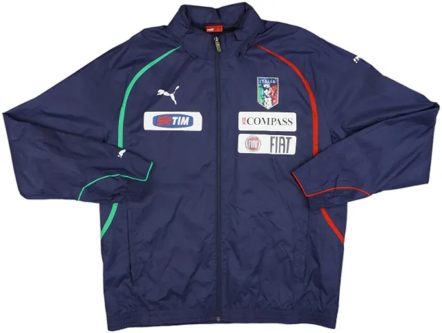 2010-12 Italy Puma Hooded Rain Jacket - 5/10 - (L)