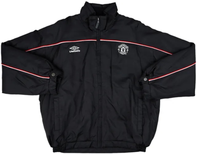 1999-00 Manchester United Umbro Padded Bench Coat - 9/10 - (L)