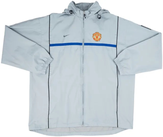 2002-03 Manchester United Nike Hooded Track Jacket - 6/10 - (XXL)