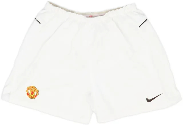 2004-05 Manchester United Home Shorts - 7/10 - (XL.Boys)