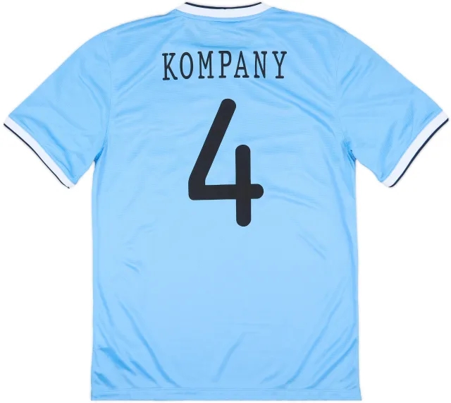 2013-14 Manchester City Home Shirt Kompany #4 (M)