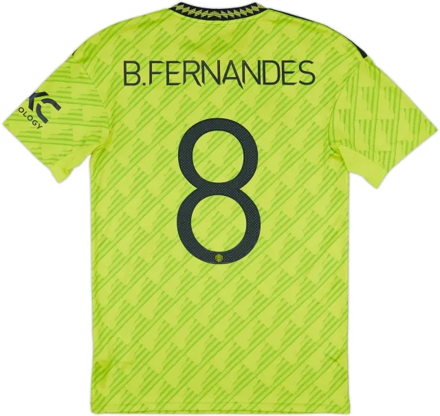2022-23 Manchester United Third Shirt B.Fernandes #8 - 10/10 - (S)