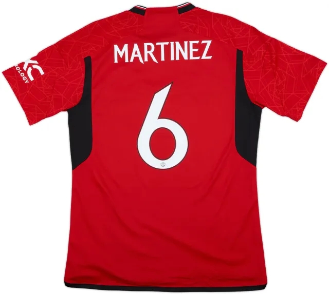 2023-24 Manchester United Home Shirt Martinez #6 - 10/10 - (L)