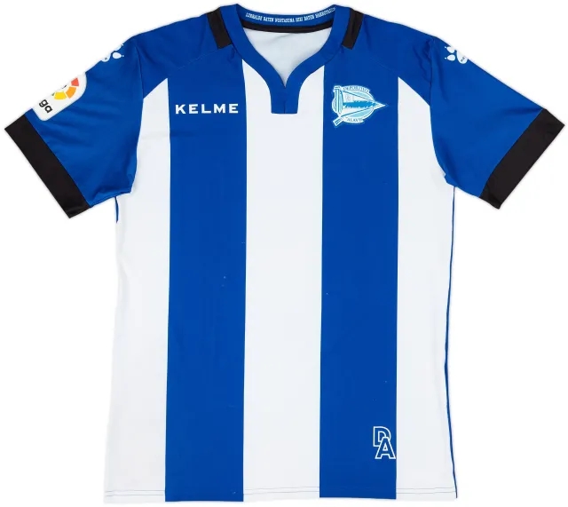 2017-18 Alaves Home Shirt - 6/10 - (L)