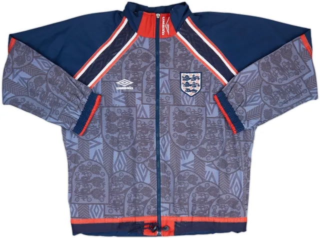 1994-96 England Umbro Track Jacket - 6/10 - (M)