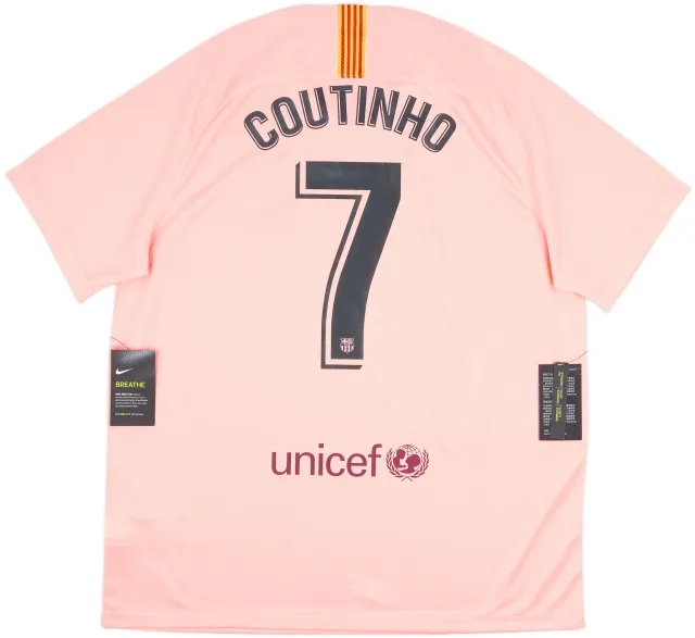 2018-19 Barcelona Third Shirt Coutinho #7 (XL)