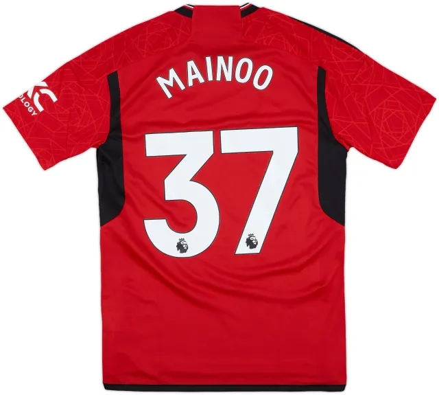2023-24 Manchester United Home Shirt Mainoo #37 (M)