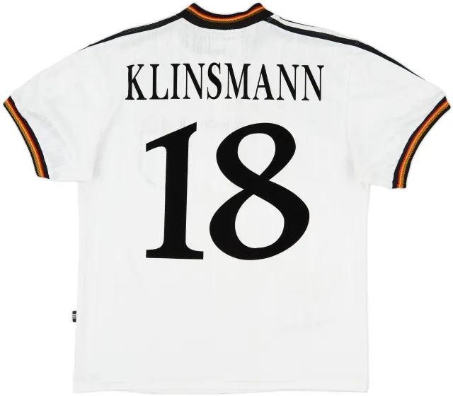 1996-98 Germany Home Shirt Klinsmann #18 - 5/10 - (M)