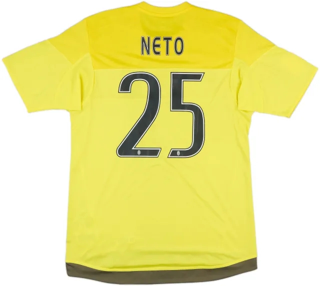 2015-16 Juventus Match Issue Coppa Italia GK Shirt Neto #25