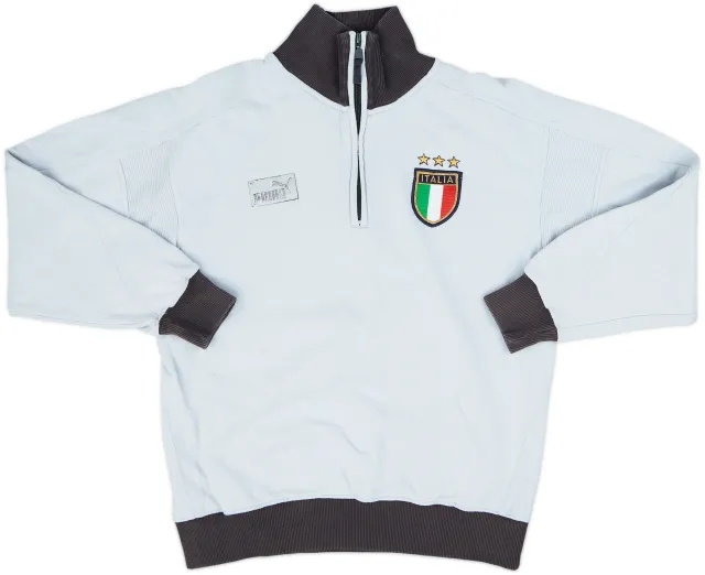 2003-04 Italy Puma 1/4 Zip Drill Top - 6/10 - (S)