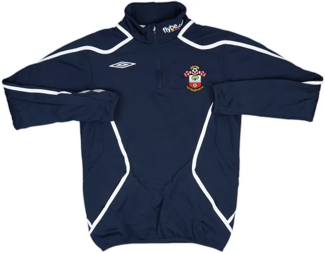2007-08 Southampton Umbro 1/4 Zip Training Top - 8/10 - (S)