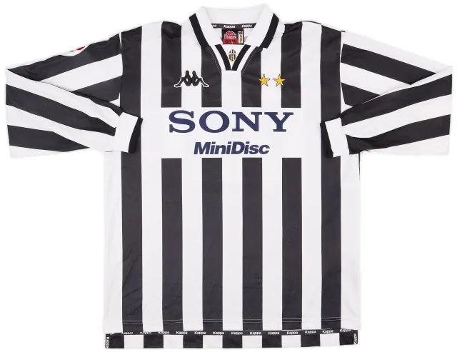 1996-97 Juventus Match Issue Home L/S Shirt #22