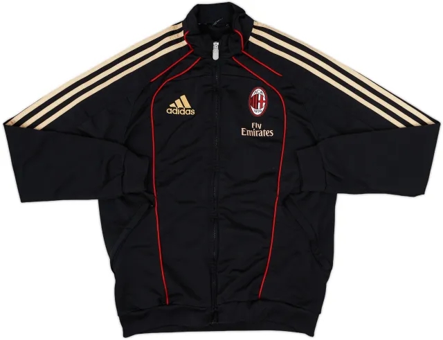 2010-11 AC Milan adidas Track Jacket - 8/10 - (XL.Boys)