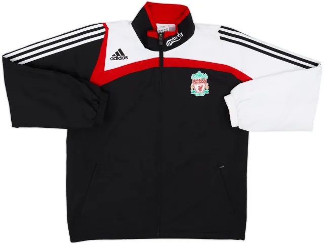2007-08 Liverpool adidas Track Jacket - 6/10 - (L/XL)