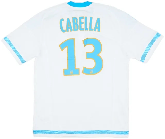 2015-16 Olympique Marseille Home Shirt Cabella #13 (M)