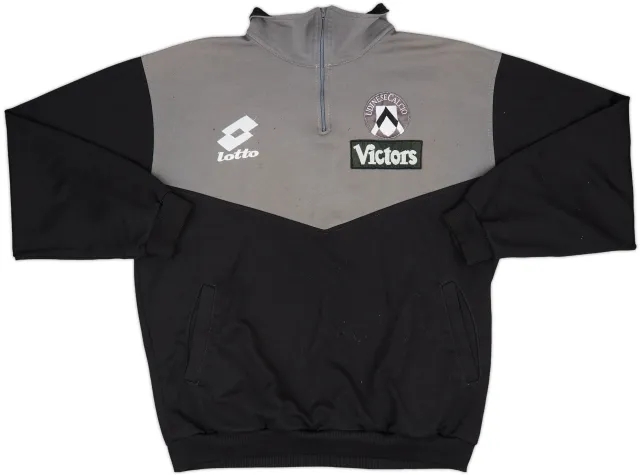 1993-94 Udinese Lotto 1/4 Zip Drill Top - 5/10 - (L)