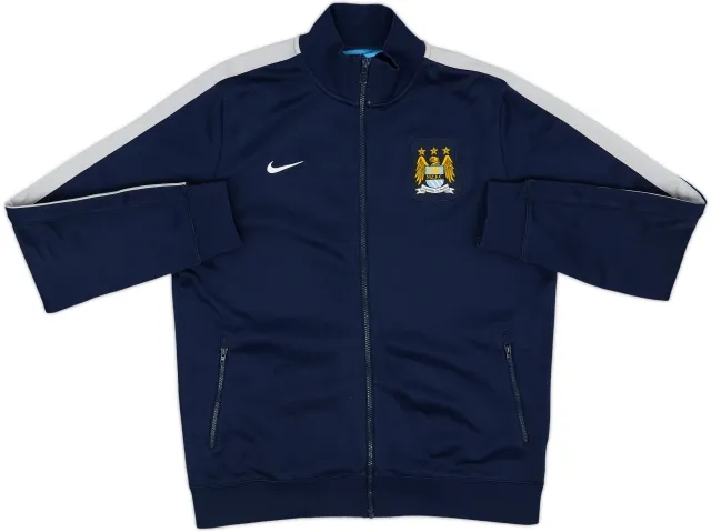 2013-14 Manchester City Nike N98 Track Jacket - 8/10 - (L)