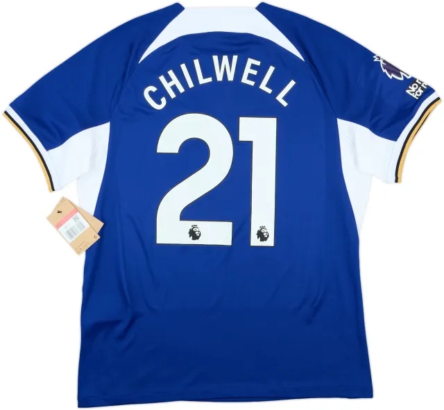 2023-24 Chelsea Home Shirt Chilwell #21 (L)
