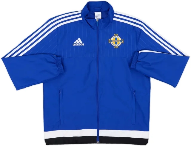 2015-16 Northern Ireland Referee adidas Track Jacket - 8/10 - (M)