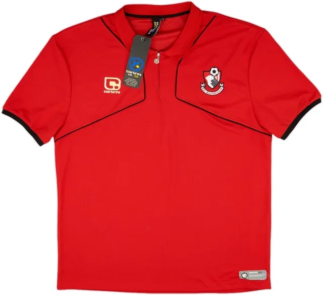 2008-09 Bournemouth Carbrini 1/4 Zip Polo Shirt (XL)