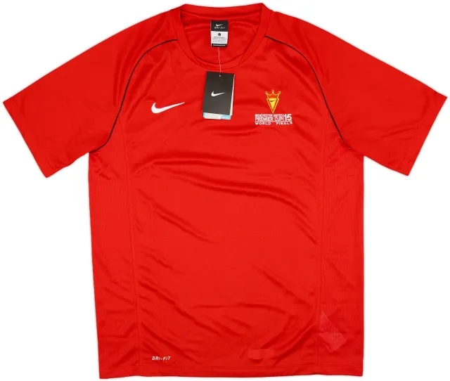 2015 Manchester United 'Premier Cup World Finals' Nike Training Shirt (L)