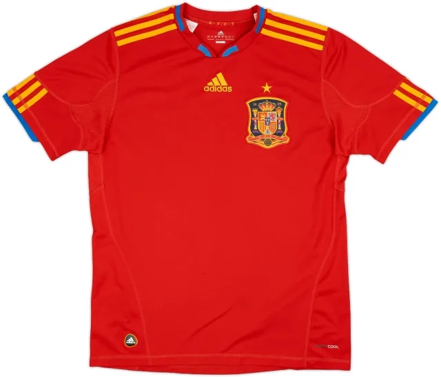 2009-10 Spain Home Shirt - 5/10 - (XL.Boys)