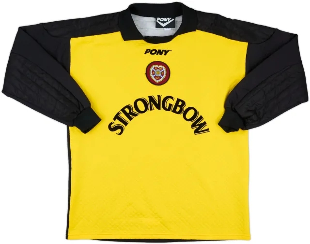 1996-97 Hearts GK Shirt - 9/10 - (M)