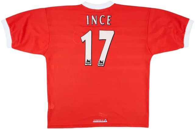 1998-00 Liverpool Home Shirt Ince #17 - 8/10 - (XL)