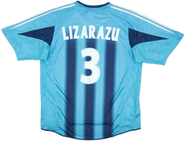 2004-05 Olympique Marseille Away Shirt Lizarazu #3 - 6/10 - (L)