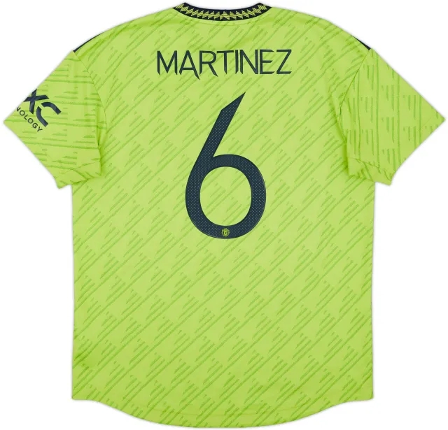 2022-23 Manchester United Authentic Third Shirt Martinez #6 - 10/10 - (L)