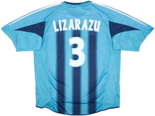 2004-05 Olympique Marseille Away Shirt Lizarazu #3 - 6/10 - (XL)