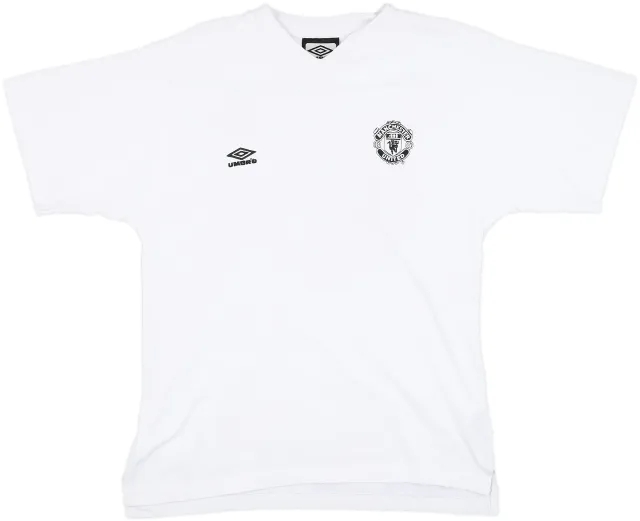 2000-01 Manchester United Umbro Cotton Tee - 8/10 - (S)