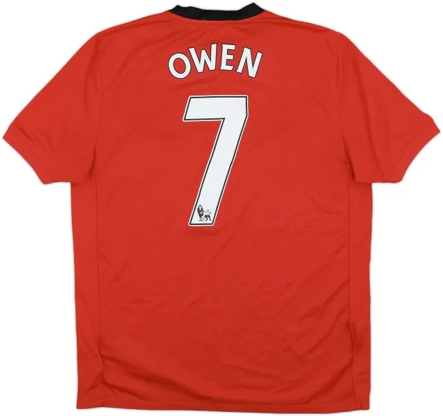2009-10 Manchester United Home Shirt Owen #7 - 7/10 - (M)