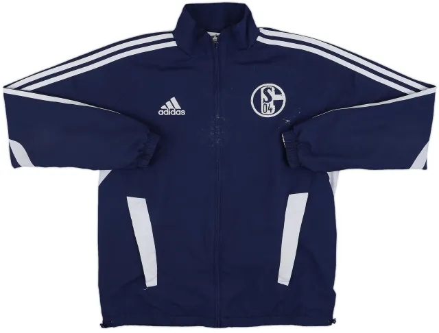 2010-11 Schalke adidas Track Jacket - 5/10 - (S)