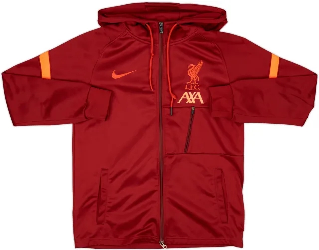 2021-22 Liverpool Nike Hooded Track Jacket - 6/10 - (S)