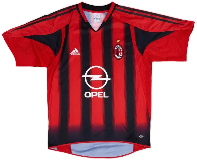 2004-05 AC Milan Home Shirt Shevchenko #7 - 4/10 - (S)